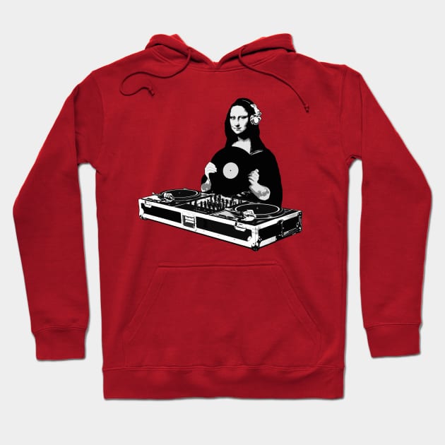 DJ Mona Lisa Hoodie by robotface